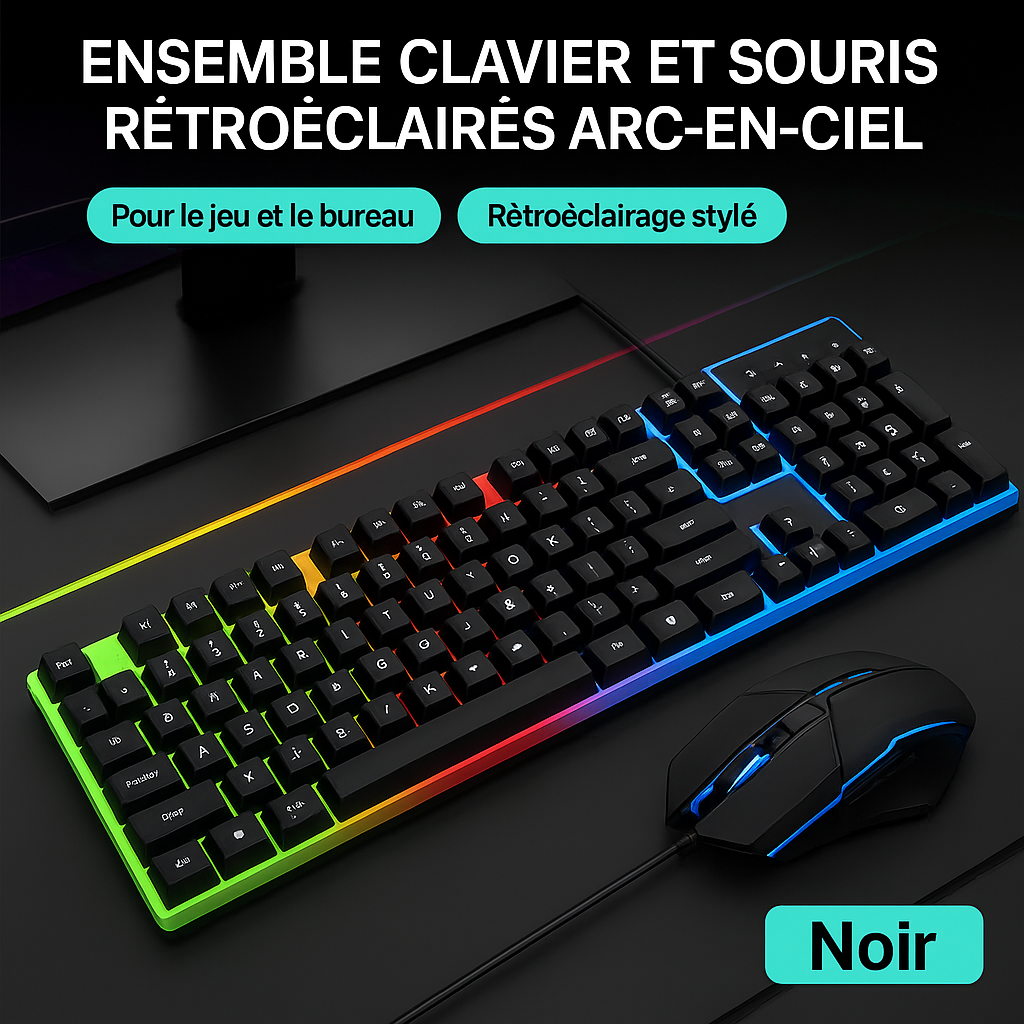 VoltGaming Nexus Starter-Clavier et Souris Essentiels