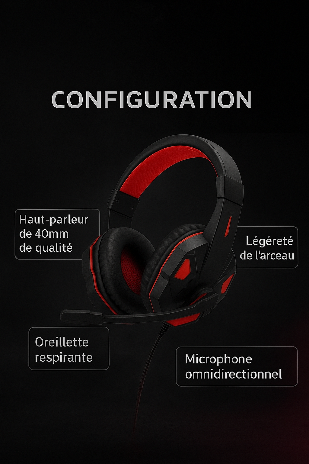 Casque gaming - Soyto SY830MV