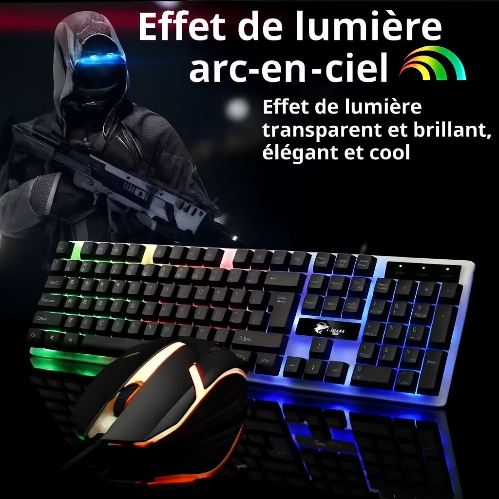 VoltGaming Nexus Starter-Clavier et Souris Essentiels